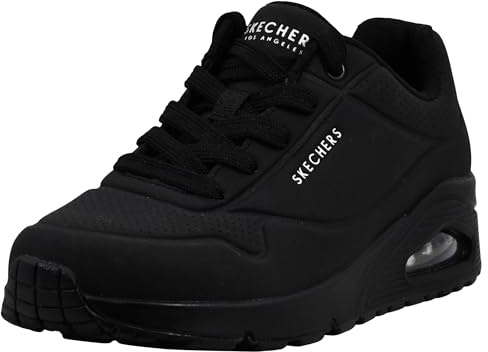 Skechers Women's Uno Stand On Air Trainers | Casual slip on, Memory Foam footbed, Machine Washable, Crafted with 100% vegan materials, Canvas upper