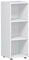 Gera Möbel Schranksystem Flex Regal, Holzdekor, weiß, 40 x 40 x 110.4 cm