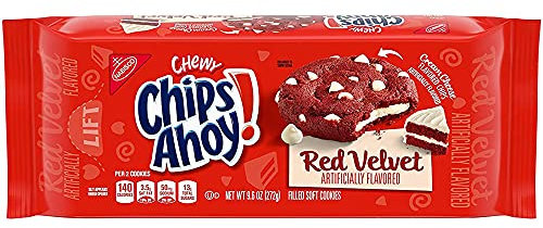 Chips Ahoy Cookies, Red Velvet, 9.6 Ounce ( 2 pack )
