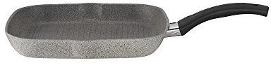 BALLARINI 75001-646 Parma ha forgiato la padella antiaderente di alluminio della griglia, grigio
