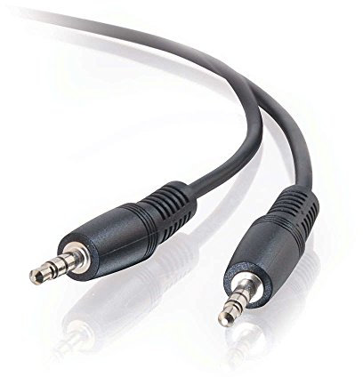 C2G 2M Audio Jack Male to Male Stereo Audio Extension Cable, Audio Jack for Headphones, HDTV, Laptop, Smart Phone, Nintendo Switch, Car AUX, PS4, Xbox, Gaming controllers, Gaming Headsets and More