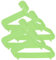 Bieco Kleiderbügel Kinder 32 St. Grün | Länge ca 30 cm | Baby Kleiderbügel | Kunststoff Kleiderbügel Kinder Baby | Baby Organiser Für Kleiderschrank | Kleiderbügel Baby | Baby Clothes Hangers