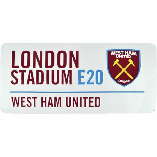 West Ham Street Sign (approx 40cm x 18cm)