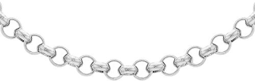 Tuscany Silver Damen Sterling Silber Rund Belcher Halskette 4.3mm