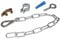 GAS COOKER STABILITY SAFETY CHAIN KIT WITH FITTINGS AND BRACKET