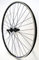 Vuelta Fahrradfelge 26 Zoll Hinterrad Deore FH-T610 - Made in Germany Hinterrad Fahrrad Felge Schwarz, 8/9/10-fach, V-Brakes/Felgenbremse, 559x19C Hohlkammerfelge, MTB Fahrrad Rad Cut 19