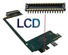 SPARFIX® - Fpc Connecteur Pin Ecran Lcd Soudure sur la Carte Mère Pour iPod Touch 4 4G