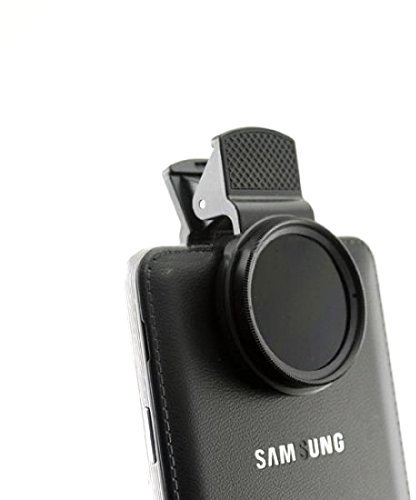 SYSTEM-S Universal Clip-on Klammer Neutraldichtefilter Graufilter ND-Filter Linse Objektiv für Smartphone Tablet PC