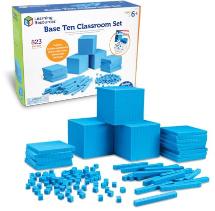 Learning Resources Grooved Plastic Base 10-Class Set