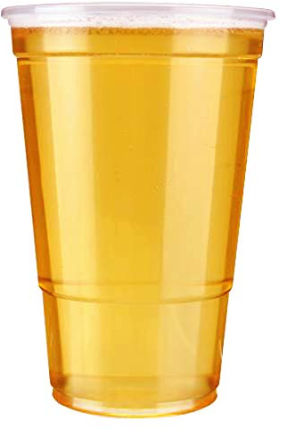 Flexy-Glasses Pint to Brim CE 20oz / 568ml - Case of 1000 - Disposable Cups, Plastic Cups