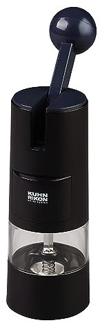 Kuhn Rikon Switzerland Spice Ratchet Grinder in Black, 5.8 x 5.8 x 21.5 cm