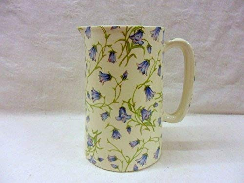 1 Pint Jug in Harebell Design Made by Heron Cross Pottery.