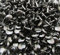 amanteao Gun Schwarz Double Cap Nieten Flugzeug Gap 12 mm und Post 8 mm 60 Stück Sets