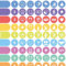 immi Wochenplaner-Sticker 288 St. Organizer-Aufkleber 9mm, weekview, Alle Zeichen