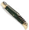 Laguiole Actiforge - Couteau Laguiole Bois de Stamina Vert - Fabrication Française Artisanale