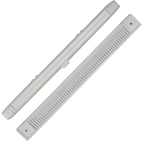AIRAWAY Fentes d'aération Blanc de 407 mm pour fenêtres en uPVC, double vitrage et fenêtres en bois - Réduit la condensation, l'humidité et la vapeur dans les fenêtres - Entièrement réglables