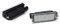 KFZTEILESCHNELLVERSAND24 Led Kennzeichenbeleuchtung kompatibel für Renault Twingo II Megane II + III Clio Laguna
