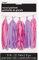 Babyparty für Mädchen Affe Girlande One Size pink/violett