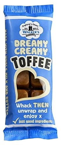 Walkers Original Creamy Toffee Bars 50g x24 Packs