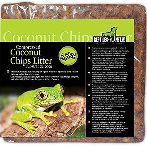Reptiles Planet - Coconut Chips Litter - Substrat de Coco pour Terrarium - 4,5 kg