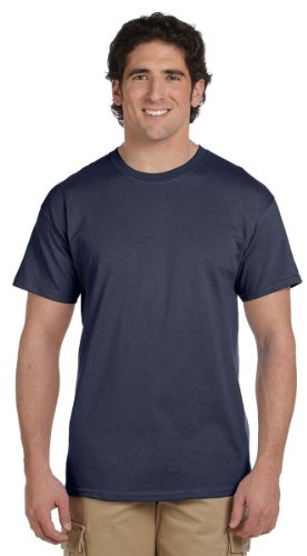 Gildan Mens Ultra Cotton Short Sleeve T-Shirt (2XL) (Heather Navy)