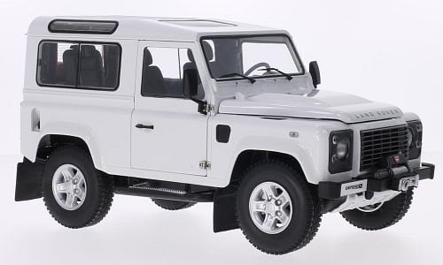 Land Rover Defender 90, weiss, 0, Modellauto, Fertigmodell, Kyosho 1:18