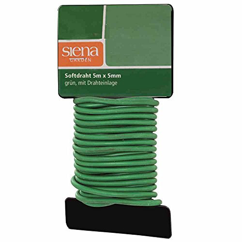 Siena Garden Softdraht, Draht ummantelt, grün, 5m, 415449