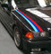 BMW M Stripe Tapered Antennen-Aufkleber, wasserdicht, mehrfarbig, E30 E36 E46 E60 330 325