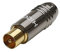 Hicon Antennen-Stecker male chromfarben High End Lötversion IEC für Kabelkonfektion - HI-ANCM01