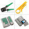 Network Lan Kit RJ11 RJ12 CAT5 RJ45 Cable Tester+Crimping Crimper+Connector Tool