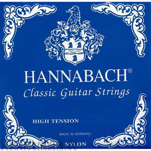 Hannabach Klassikgitarrensaiten G/3 Nylon umsponnen 877HT HighTension Aluminium umsponnen