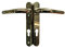 Upvc Door Handle 122mm Screw Centres - Gold