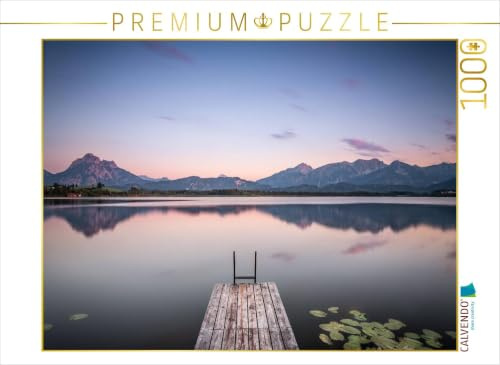 CALVENDO Puzzle Der Hopfensee im Allgäu 1000 Teile Puzzle quer | Lege-Größe cm Foto-Puzzle für glückliche Stunden