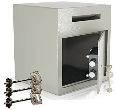 Einwurftresor | Briefkasten Safe | Deposittresore | Depositsafe | 3 x Schlüssel
