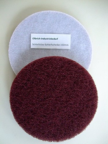 Olbrich-Industriebedarf Schleifvlies - Schleifscheiben 150 mm Korn 280-10 Stück