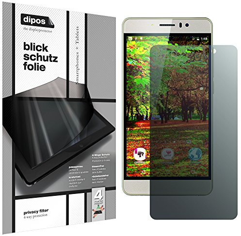 dipos Blickschutzfolie für Timmy M12 Smartphone | Displayschutz matt mit 4-Wege Sichtschutz-Effekt, Privacy Filter, passt perfekt, kratzfest, blasenfrei, selbstklebend