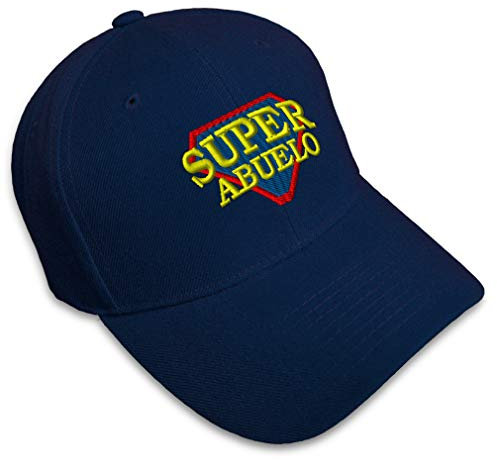 Speedy Pros Baseball Cap Super Abuelo Spanische Stickerei Fremdsprache Acryl - Blau - Einheitsgröße