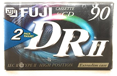Fujifilm Fuji Magnetics DR 2 Universal-Chrom-Positionsband für Qualitätsaufnahmen 1800 MB CD 90 min Blank Video Tape Blank Tape Datenband