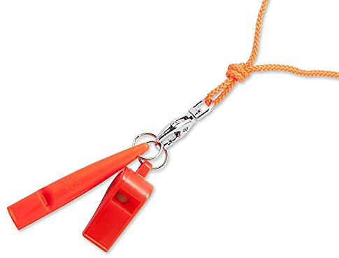 ACME Hundepfeife Pfeifenset No.210 1/2 + 660 orange + Pfeifenband kostenlos | Ideal für Hundetraining