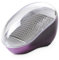 Omada Design Grattugia Formaggio Manuale con Lama in Acciaio Inox Asportabile e Coperchio Salvafreschezza, Lavabile in Lavastoviglie, Linea Trendy