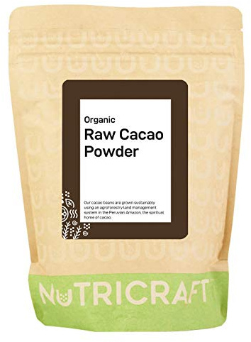NutriCraft Organic Raw Cacao Powder - 500g, Made from Criollo Cacao Beans, Aromatic Beans, Superfood for Smoothies & Baking, Chocolate Making, High Nutrient, Rich Antioxidants