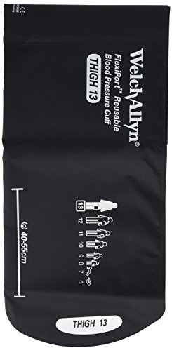 Welch Allyn REUSE-13-1SC FlexiPort Reusable Blood Pressure Cuffs with Screw-Type Connector—One each, Thigh [size 13]