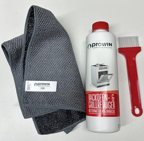 prowin Set Backofenreiniger 500ml, Pinsel, Strong anthrazit