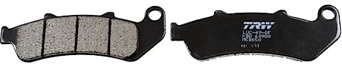 TRW MCB658 Brake Pad Set Disc Brake Organic Allround Compatible for Honda CBR (601CC -) - Front Axle, Rear Axle and Other Vehicles