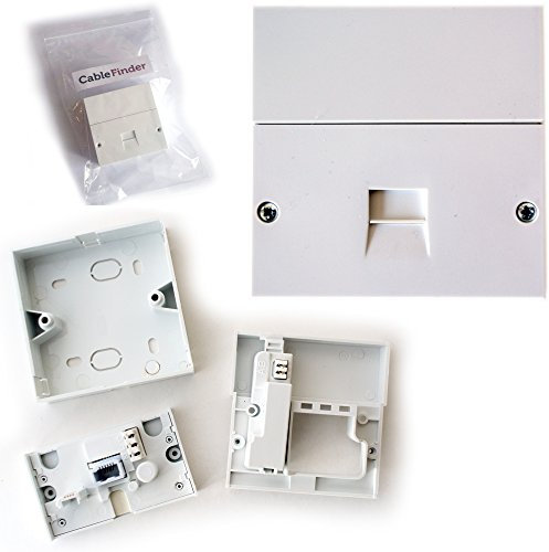 Loops BT Master NTE5A Single Telephone Socket - IDC Terminals - Wall Outlet Face Plate - Main Phone Line Into House