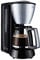 Melitta Single5 - kleine Filterkaffeemaschine - mit Glaskanne - Tropfstopp - 5 Tassen - Schwarz/Edelstahl (M720BKSST)