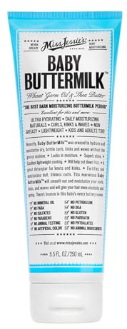 Miss Jessie's Baby Buttermilk 8.5 oz Cream: Unisex, Hydrating, Lightweight Moisturizer for Dry Skin