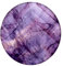Morella Damen Coin 33 mm Edelstein Amethyst Chakren Scheibe Halsketten-Anhänger und zur Stärkung