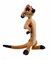 Bullyland 12534 - Spielfigur Erdmännchen Timon aus Walt Disney Der König der Löwen, ca. 6,3 cm, detailgetreu, ideal als kleines Geschenk für Kinder ab 3 Jahren, Braun