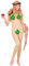 W WIDMANN MILANO Party Fashion - Costume Eva, combinaison avec couvre-chef, Paradis, déguisements de carnaval